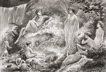 Scène de la pièce de William Shakespeare, Le Songe d